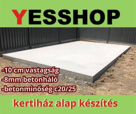 Térkövezett alap készítése kerti házhoz