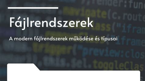 Fájlrendszerek összehasonlítása