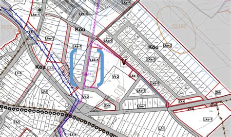 Közművek elhelyezkedése a telken