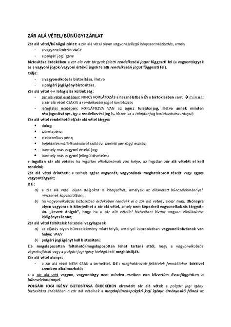 1. Lefoglalás és zár alá vétel ábra: hogyan működik a foglalás különböző formái