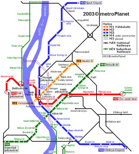 Térkép tömegközlekedési útvonalakkal Budapest XVI. kerületében