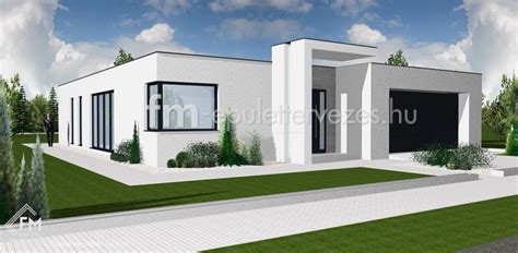 Infografika: modern minimál családi ház architektúrája