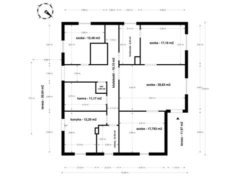 Bungaló ház alaprajza