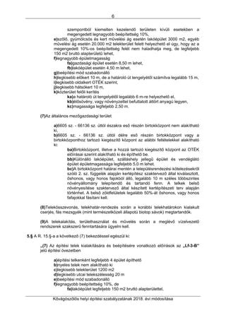 Illusztráció a badacsonytördemic építési szabályzatának egyes pontjairól (pl. kerítés magassága, anyaga)