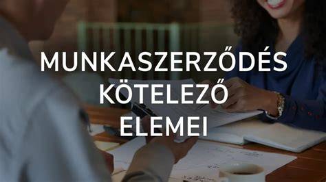 Infografika: A munkaszerződés fő elemei és kapcsolódó jogviszonyok