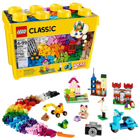 Infografika: LEGO Classic 10698 modelljeinek sokrétűsége