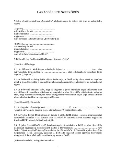 Birtokvédelem és bérleti jogviszony