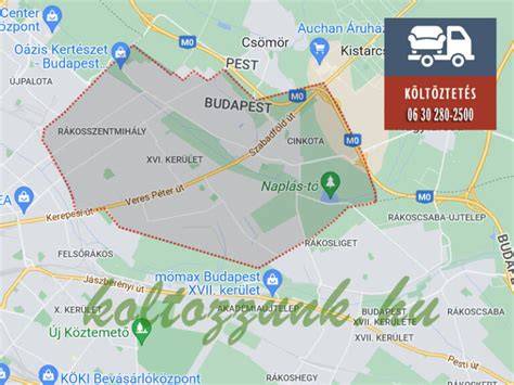 Infografika: Budapest 16. kerület - elérhetőségek és közlekedés