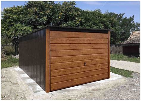 Mobilgarázs 3x5 méteres méretarányos rajza