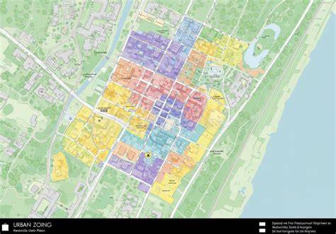 Map of Osli urban structure and zoning overview