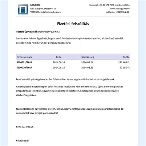 Adósságkezelés és fizetési felszólítás