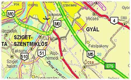 Térkép Budapest és környéke városrendezési terveiről
