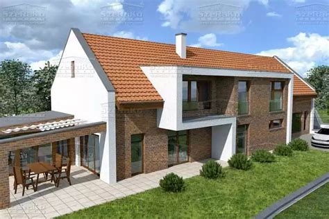 Látványterv egy modern tetőtér-beépítésről