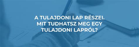 Illusztráció a tulajdoni lapról, kiemelve a tulajdoni hányadokat.