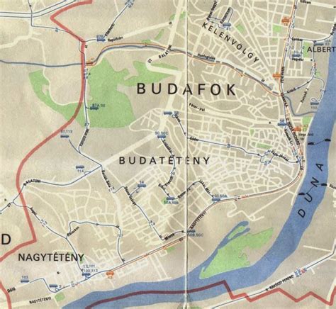 Budafok térképe ingatlanokkal