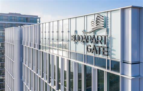 Fotó a BudaPart Gate első irodaépületéről és környezetéről