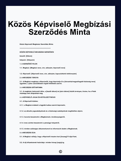 infografika a közös képviselő feladatairól