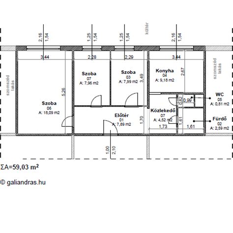 panel lakás alaprajz