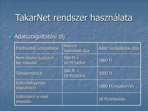 A TakarNet rendszer csatlakozási folyamata