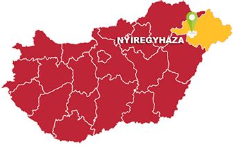 Térkép Nyíregyházáról