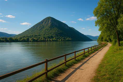 Duna-part és bányatavak panoráma