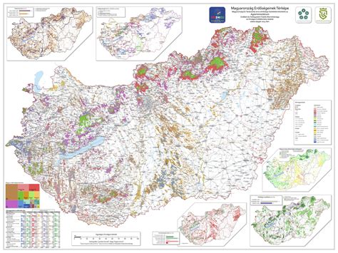 Magyarország térképe EU zászlókkal