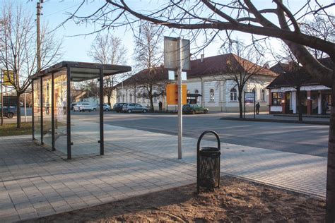 Buszmegálló a Taban út közelében