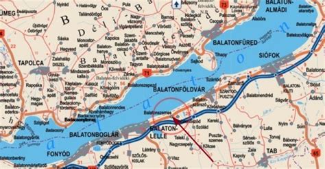 Térkép Balatonszemes megközelítéséről