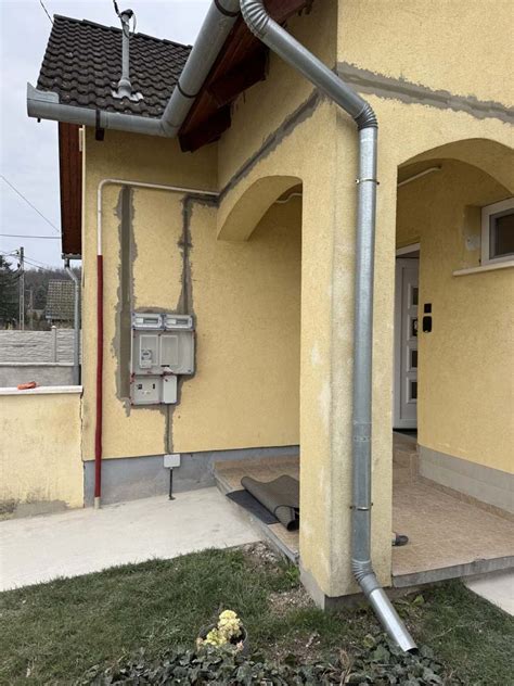 Végleges mérőhely kialakítása kerítésbe építve
