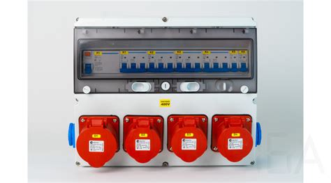 Elosztószekrény Fi-relével és kismegszakítókkal