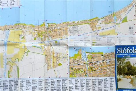 Térkép Siófok központjához és a Balatonhoz való távolságról