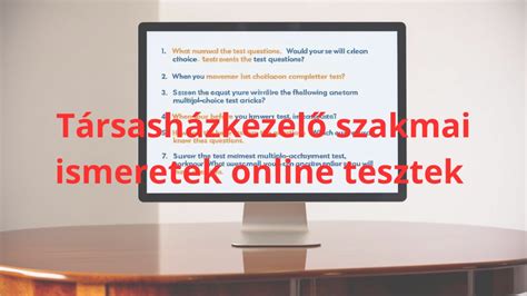 Társasházkezelő vizsgafelkészítő tesztek