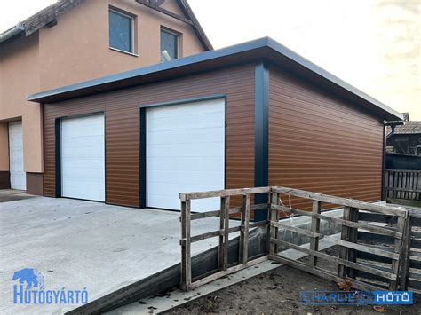 Dupla garázs elhelyezése telken