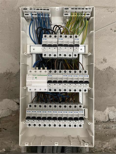 Villamos elosztótábla családi házban