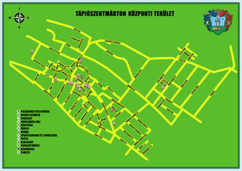 térkép Tápiószentmárton