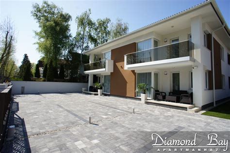 Siófok új építésű apartmanok látványterve