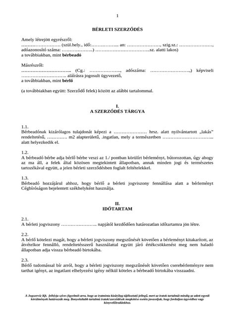 Az ingatlan bérleti szerződésének ikonja