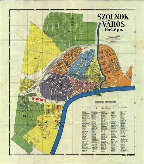 Infografika: Szolnok kertvárosi fejlődésének térképe