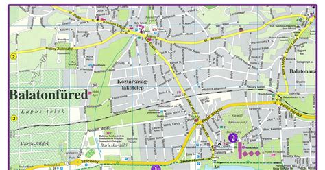 Balatonfüred térképe