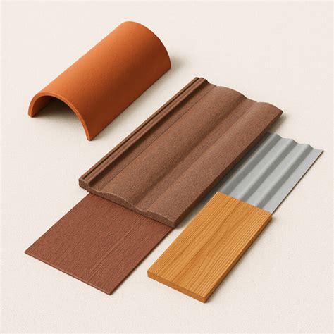 Különböző tetőfedő anyagok