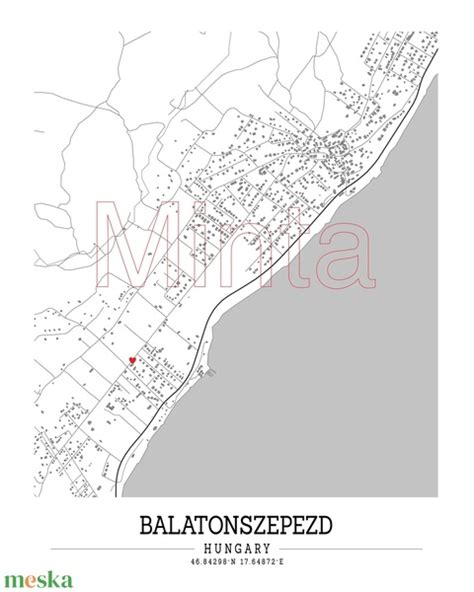Balatonszepezd kilátás térkép