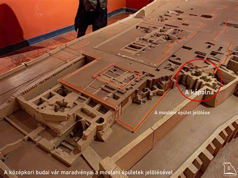 Kápolna alaprajzának rekonstrukciós ábrája 1:200
