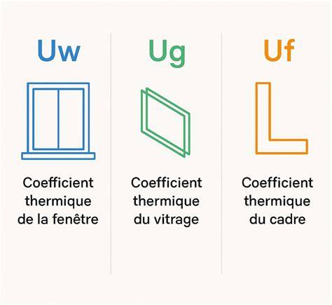 Infografika: Passzívház ablakprofil rendszerfelépítése (Ug, Uf, Uw kapcsolata)