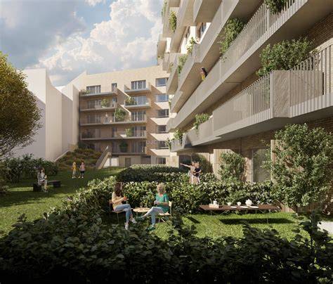 Infografika: Parkville Residences lakópark felépítése és elhelyezkedése a IX. kerületben
