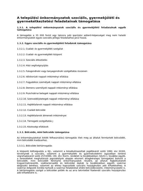 Települési intézmények kapcsolati rendszere