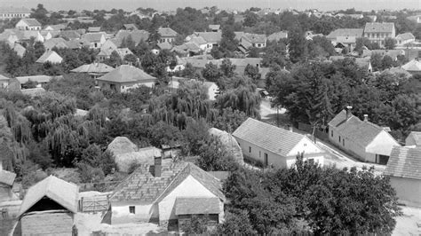Komló városképe az 1950-es években
