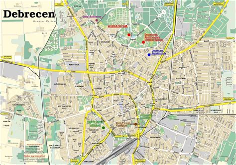 Debrecen térképe ingatlanokkal