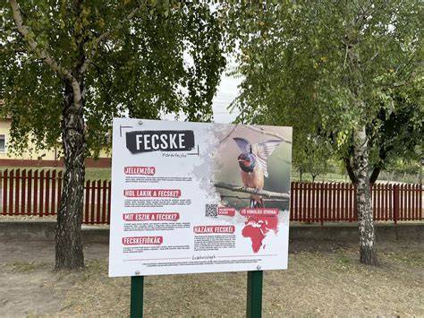 Információs táblák a park történetéről