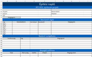 Infografika: e-építési napló folyamata és szereplői