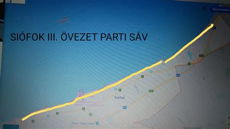Vízparti övezet és parti sáv ábrázolása